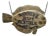 Harvey's Boat Rental Carved Flounder Trade Sign For Sale