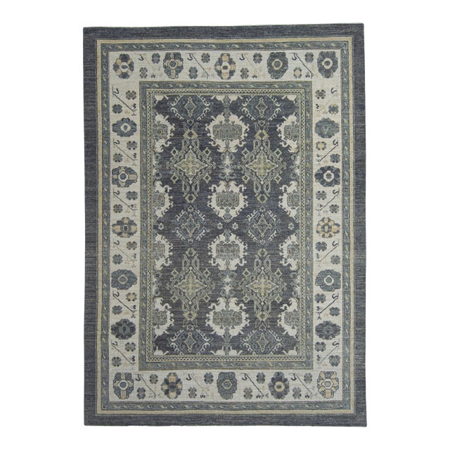 Turkish Oushak Rug 9'3" x 13'1" #20363 For Sale