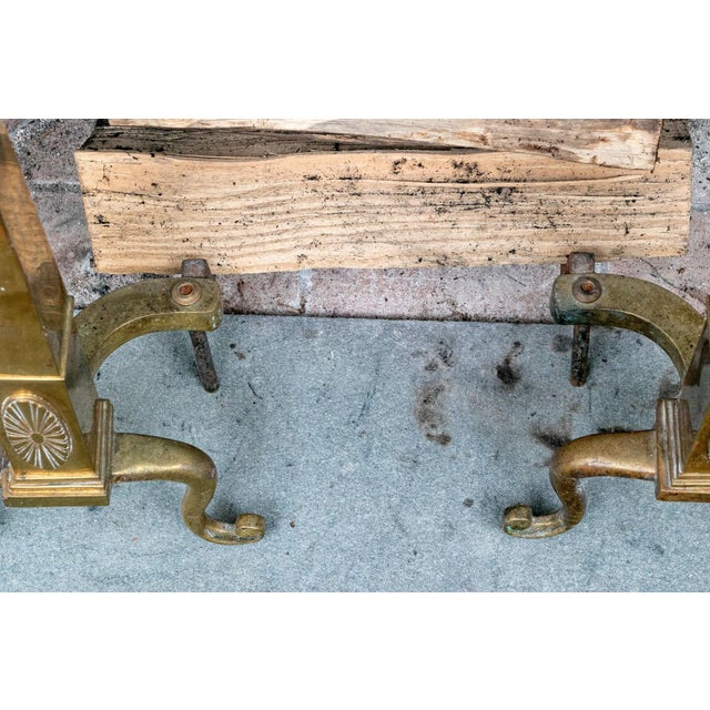 A Wonderful Collection of Antique Brass Fireplace Accessories For Sale - Image 12 of 12