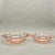 Vintage Pink Anchor Hocking “Old Colony” Lace Edge 3 Piece Serving Set For Sale - Image 9 of 12