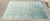 1990s Modern Teal & Beige Traditional Oushak Wool Area Rug For Sale - Image 5 of 5