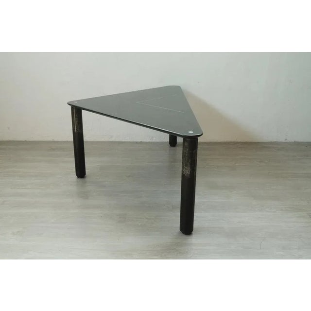 1990s Triangular Desk Table, 1990s For Sale - Image 5 of 13