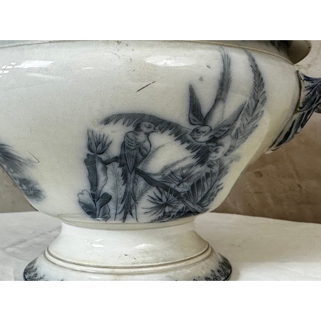 Antique Ironstone Soup Tureen, 1890 For Sale - Image 3 of 12