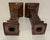 Set of Arts and Crafts Carved Candlesticks For Sale - Image 6 of 8