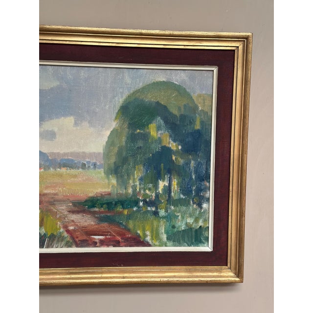 Ragnar Falk, Landscape, 1950s, Oil Painting on Canvas, Framed For Sale - Image 13 of 18