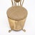 Metal Italian Mid-Century Gilt Wrought Iron Vanity Chair For Sale - Image 7 of 9