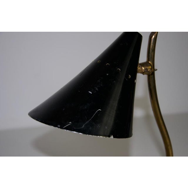 Metal Mid-Century Modern Italian Brass Table Lamps, 1960s, Set of 2 For Sale - Image 7 of 15