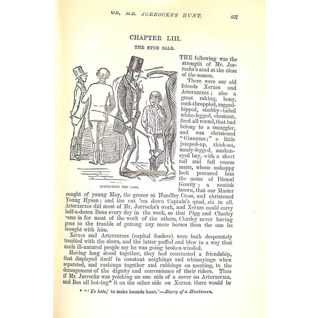 White "Handley Cross; Or, Mr. Jorrocks's Hunt" 1926 Surtees, Robert S. For Sale - Image 8 of 8