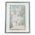 Vintage "Graciosa" Serigraph by William Buffett, Framed 1980s Pastel Mediterranean Cityscape Print For Sale