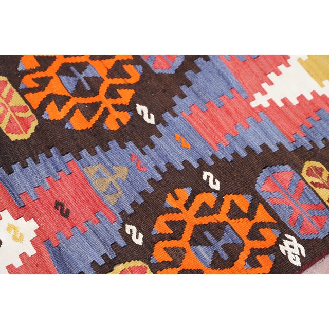 1960s Ethnic Traditional Anatolian Hand Knotted Kilim Rug For Sale In Sacramento - Image 6 of 10