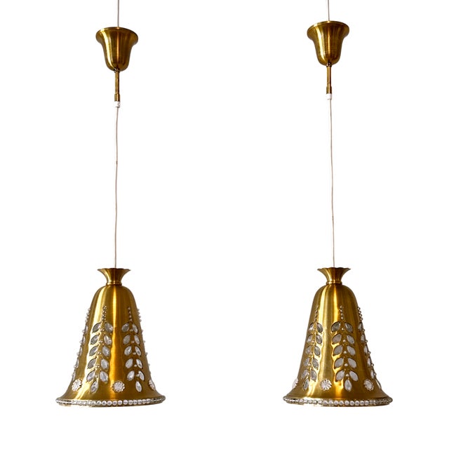 Mid-Century Pendant Lamps by Oswald Haerdtl for Lobmeyr, 1950s, Set of 2 For Sale