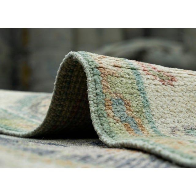 Textile Turkish Oushak Rug 2'7" x 5'2" #17402 For Sale - Image 7 of 8