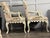 Wood Vintage Louis XV Style French Provincial Lounge Chairs & Ottomans – Shelby Williams Cabriole Leg Set of 4 For Sale - Image 7 of 12