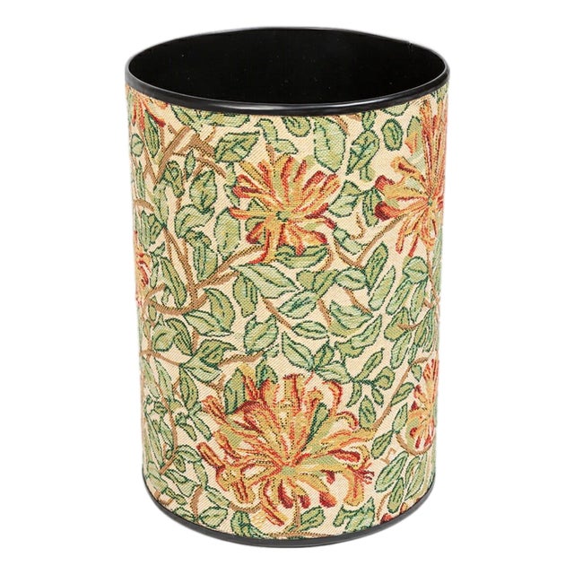 Honeysuckle Tapestry Waste Bin For Sale
