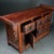 Brown 1990s Carved Hardwood Altar Table / Console Cabinet With "Five Blessings" Motifs For Sale - Image 8 of 8