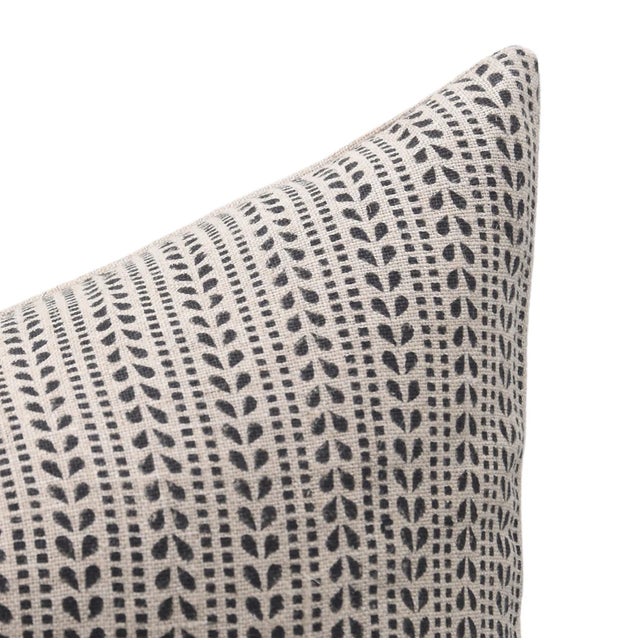 Fabdivine Thick Linen Cushion Cover 12x20 Inch Modern Home Accent- Ratan Bel For Sale - Image 6 of 7