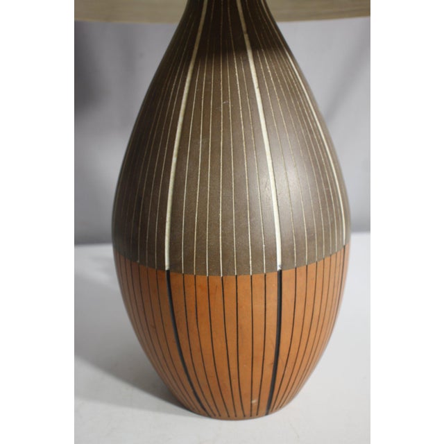 1960's Italian Bitossi Ceramic Lamp Designed by Zaccagnini for Raymor For Sale - Image 9 of 11