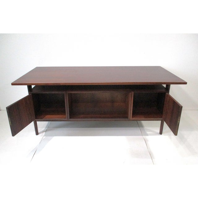 Kai Kristiansen Executive Rosewood Desk for Feldballes Denmark For Sale - Image 13 of 17