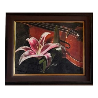 Impressive 55” Original Oil on Wood” Resting on Your Laurels” by Yankel Ginzburg For Sale