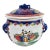 Elegant Chinese Cobalt Blue Serving Pot – 6" With 3 Boys Motif for Joy, Prosperity & Longevity For Sale