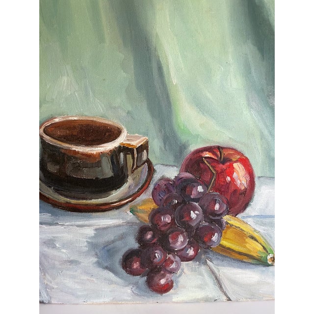 Mid 20th Century Mid-Century Still-Life "Coffee Break" by Artist Mildred S. Gehman For Sale - Image 5 of 9