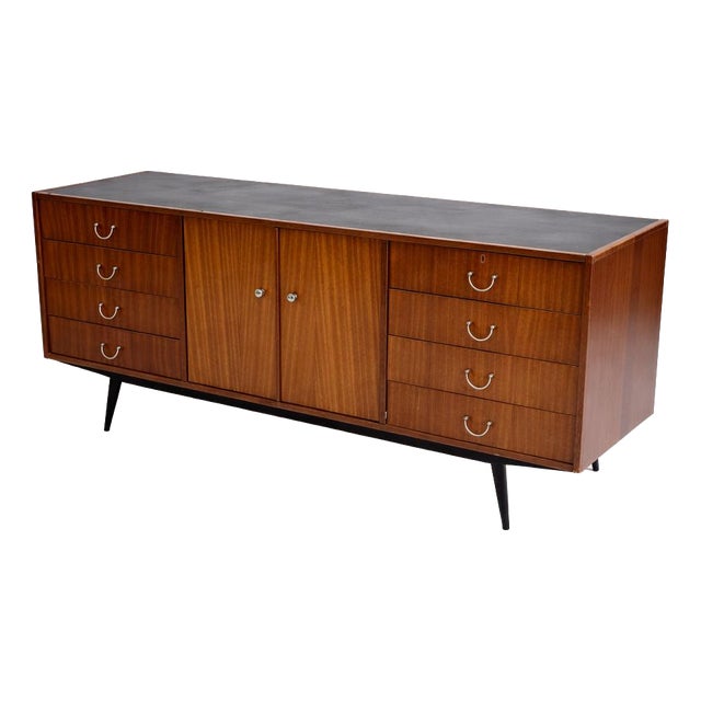 Mid-Century Walnut and Mahogany Sideboard from Herbert Gibbs, 1960s For Sale
