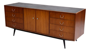 Mid-Century Walnut and Mahogany Sideboard from Herbert Gibbs, 1960s