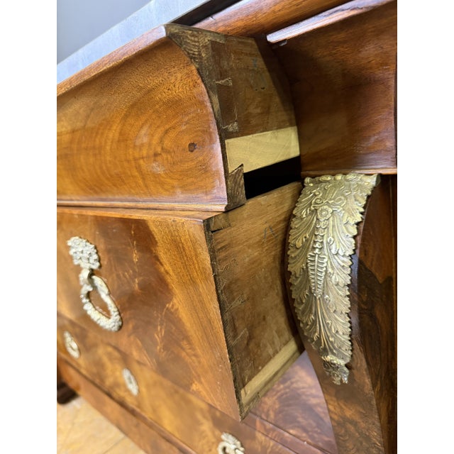 Brown Restoration Walnut Chest of Drawers For Sale - Image 8 of 11