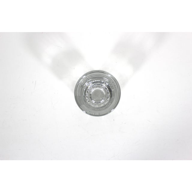 Vintage Libbey Glass Jigger White Lines Bar Measure 1 1/2 Ounce Oz Measuring Cup Shot Bar Cart Styling, Cocktail Alcohol Heavy Bottom Fluted For Sale - Image 6 of 11