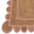 Not Yet Made - Made To Order Scallop Jute Light PInk Hand Made Rug - 2'x4' For Sale - Image 5 of 11
