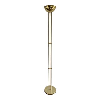 Postmodern Arelux Milano Italy Brass Floor Lamp For Sale