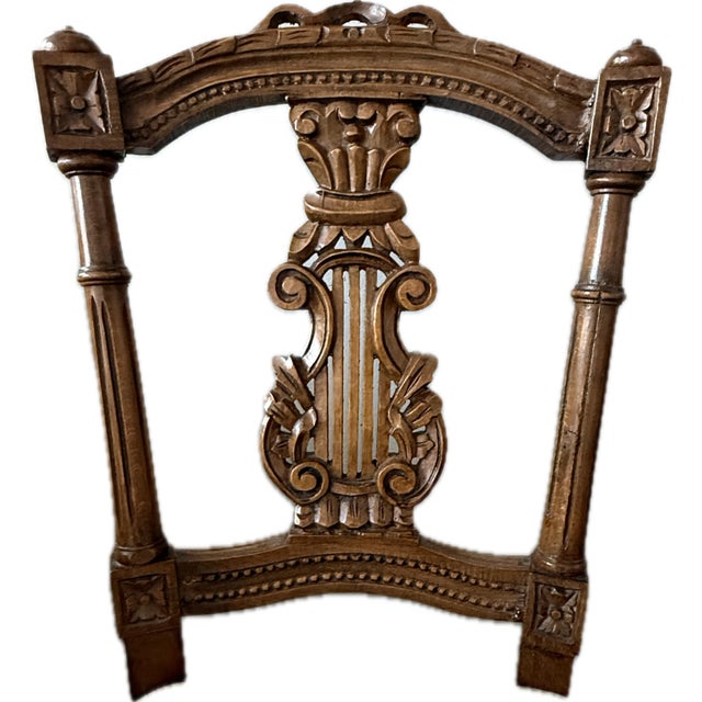 Vintage Hand-Carved Chairs - Set of 2 For Sale In New York - Image 6 of 8