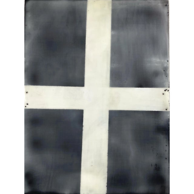 Wood "My Favorite Story" by Gina Cochran Encaustic Collage Installation - 9 Panels For Sale - Image 7 of 10