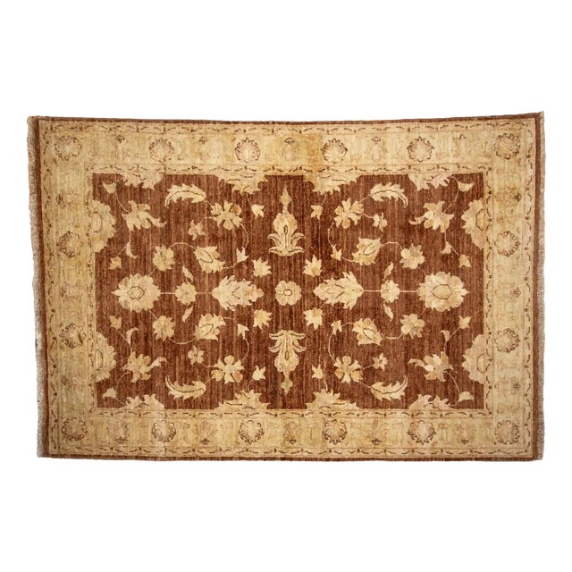 Hand-Knotted Ziegler Rug in Wool For Sale