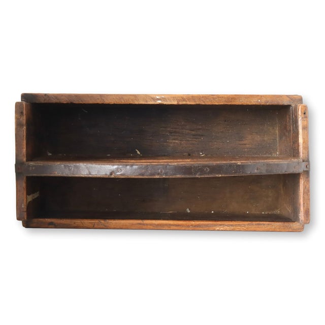 Antique Wood Tool Caddy For Sale - Image 4 of 5