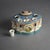 Antique Sevrés Porcelain Polychrome & Gilt Decorated Inkwell with Bird Circa 1890 For Sale - Image 6 of 11