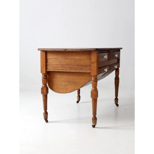 Antique Baker's Table For Sale - Image 9 of 13