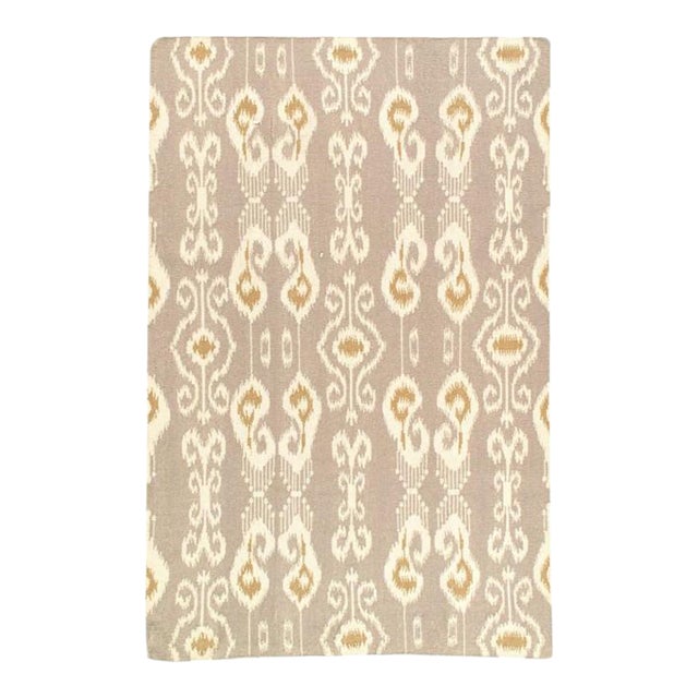 Pasargad DC Gray Modern Flat Weave Rug For Sale