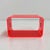 Fluo Pink Acrylic Glass Side Table, 1980s, in Good conditions. Designed 1980 to 1989