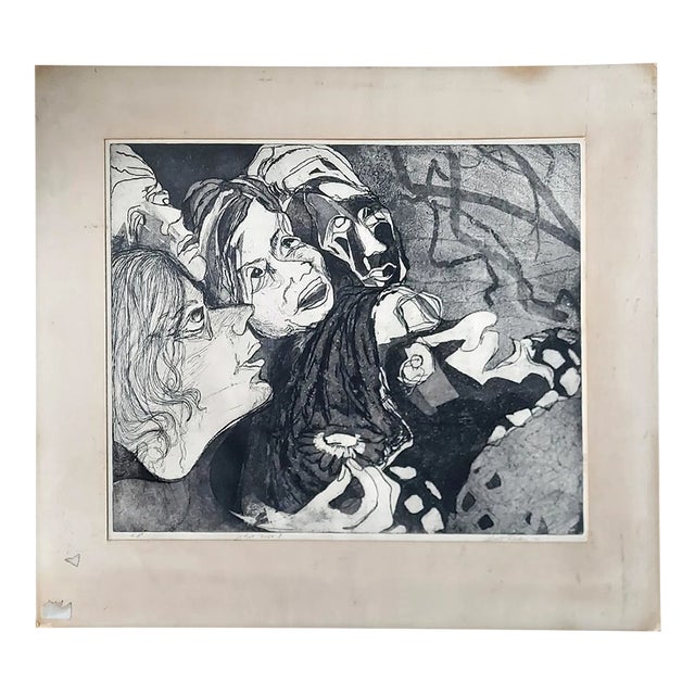 Ruth B. Rieber, “What Next?”, Etching, 1971, Artist’s Proof For Sale