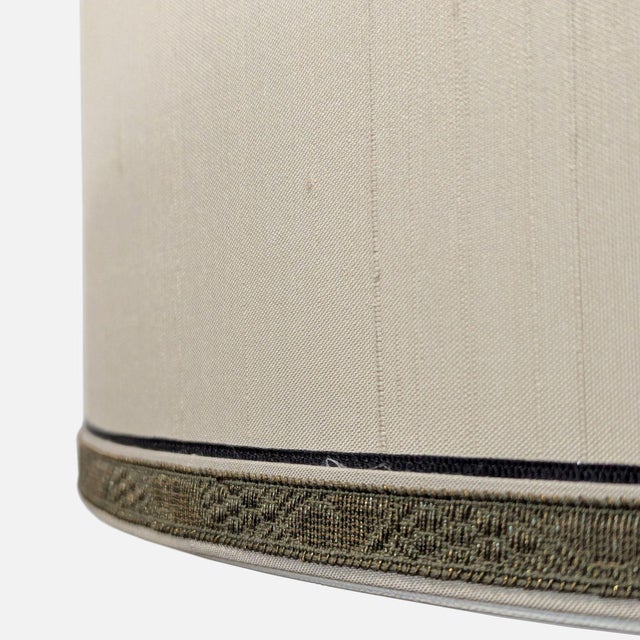 Ceramic Neoclassical Ram’s Head Urn Table Lamp For Sale - Image 7 of 9
