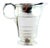 Silver Milk Jug with Edge Borders For Sale