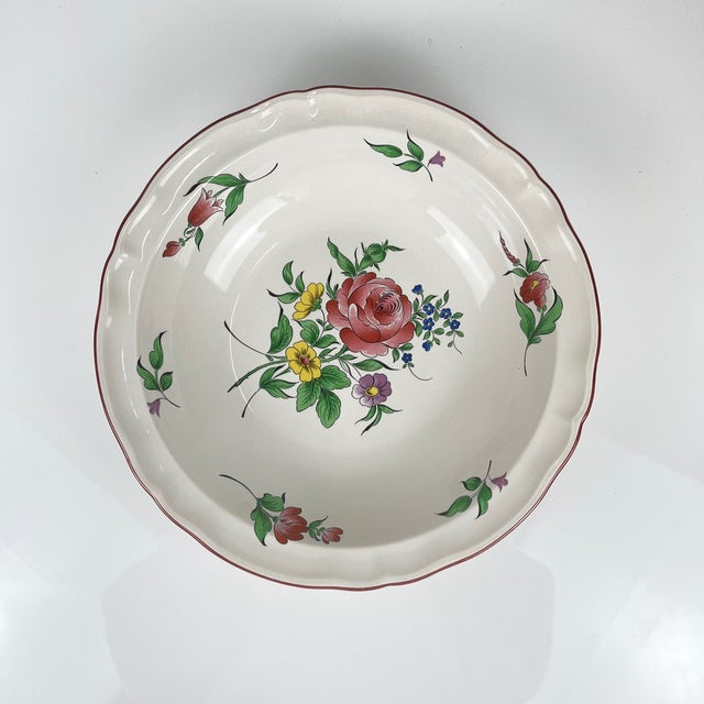 Réverbère Salad Bowl with Rim from KG Lunéville, 1950s For Sale - Image 6 of 6
