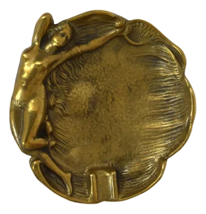 Art Nouveau Ashtrays in Bronze, 1890s, Set of 2