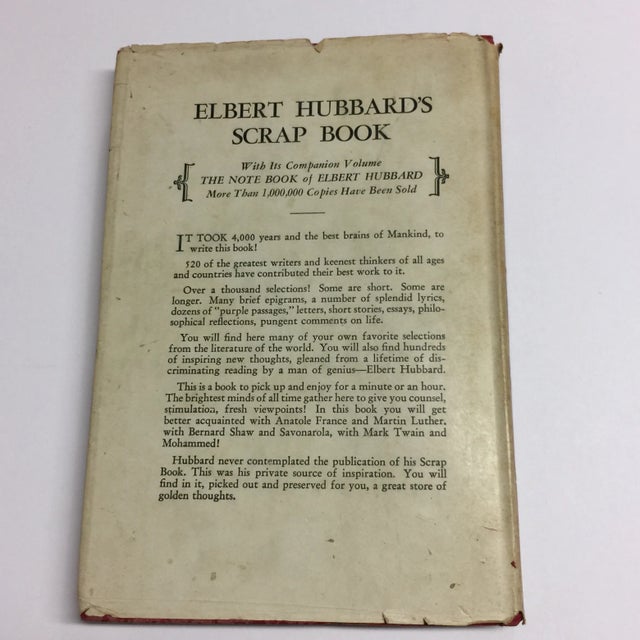 1923 Elbert Hubbard's Scrap Book For Sale - Image 10 of 11