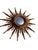 Mid-Century Modern Convex Wooden Sun Mirror, 1950s For Sale - Image 3 of 4