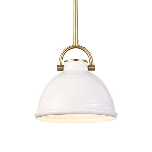 Traditional Regina Andrew Eloise Ceramic Pendant Small in White For Sale - Image 3 of 6