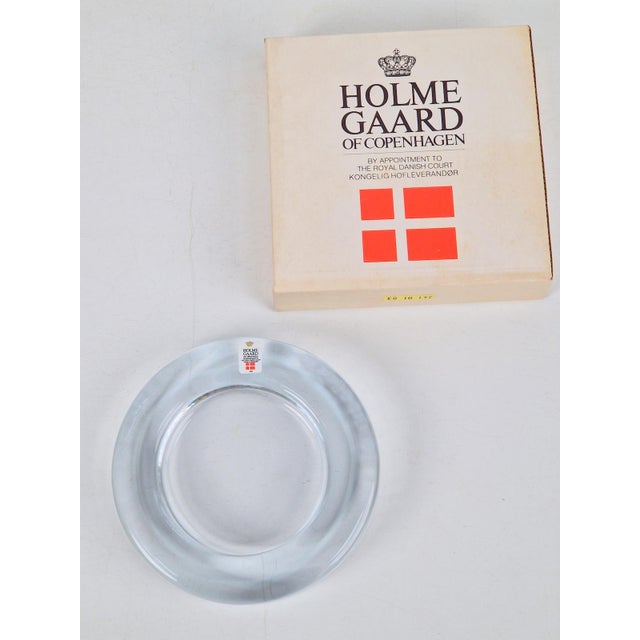 Vintage Danish Ashtray by Torben Jørgensen for Holmegaard, 1980s For Sale - Image 8 of 11