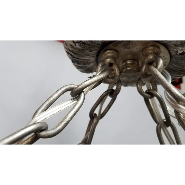 Metal Classic Revival Light Restored Fixture For Sale - Image 7 of 9