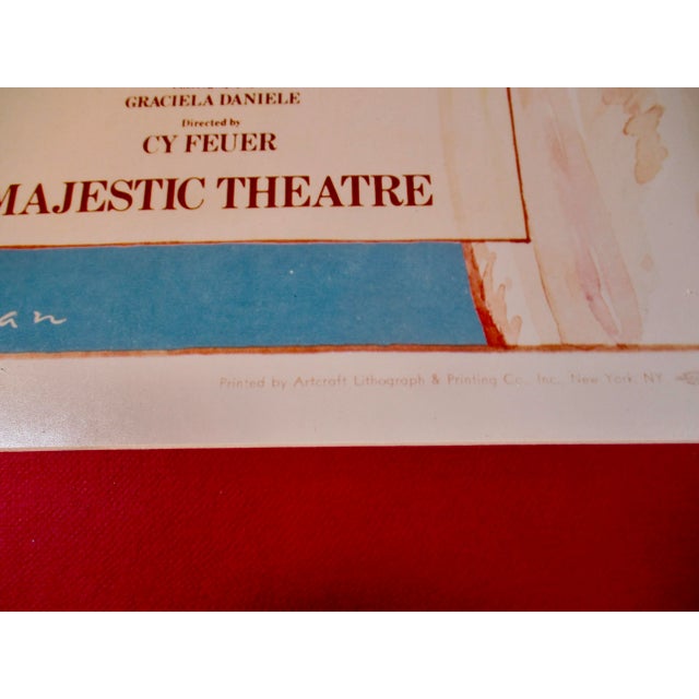 I Remember Mama theater show poster. Art print of vintage theater poster. Mounted on foam core with maroon mat. framed in...